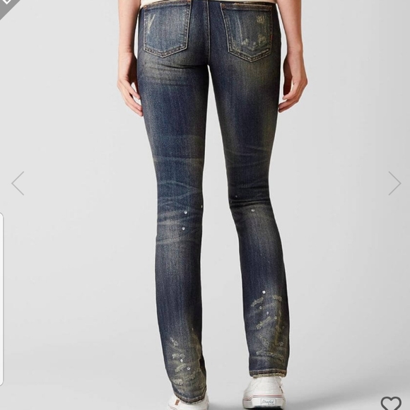 NWT Rock Revival Remix Mid Rise Straight destroyed - Picture 2 of 12